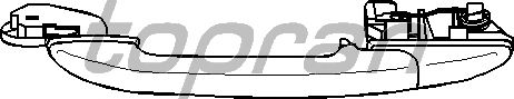 Ручка двери TOPRAN 109 787
