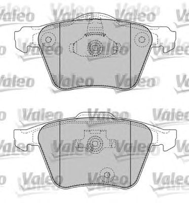Тормозные колодки VALEO 598657 - Фото 1