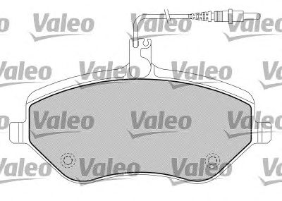 Гальмівні колодки VALEO 598663 - Фото 1