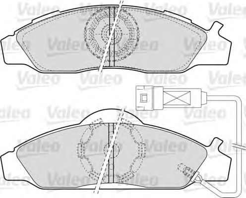 Тормозные колодки VALEO 598528 - Фото 1