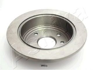 Тормозной диск ASHIKA 61-0W-W03 - Фото 1