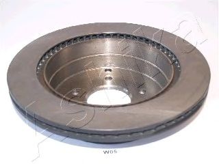 Гальмівний диск ASHIKA 61-0W-W05 - Фото 1