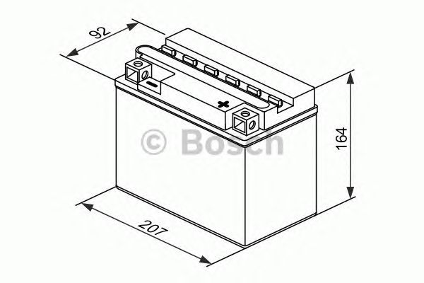 Стартерная аккумуляторная батарея BOSCH 0 092 M4F 470 M4 Fresh Pack - Фото 1