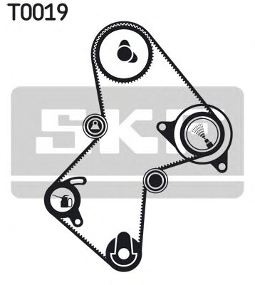 Комплект ремня ГРМ SKF VKMA 06110 - Фото 1