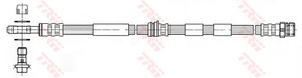 Тормозной шланг TRW PHD938 - Фото 1