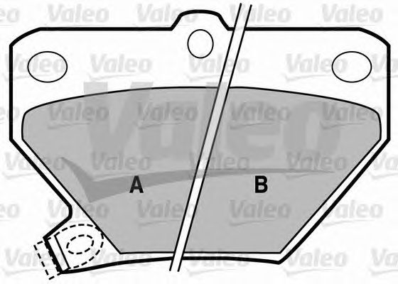 Тормозные колодки VALEO 598577 - Фото 1