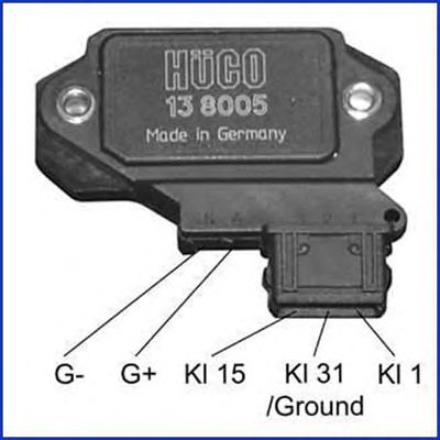 Коммутатор зажигания HUCO 138005 - Фото 1
