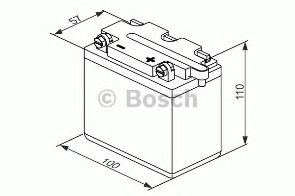 Стартерная аккумуляторная батарея BOSCH 0 092 M4F 070 M4 Fresh Pack - Фото 1