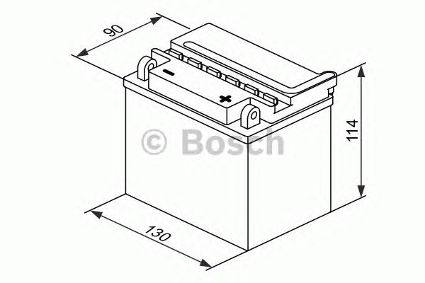 Стартерная аккумуляторная батарея BOSCH 0 092 M4F 230 M4 Fresh Pack - Фото 1