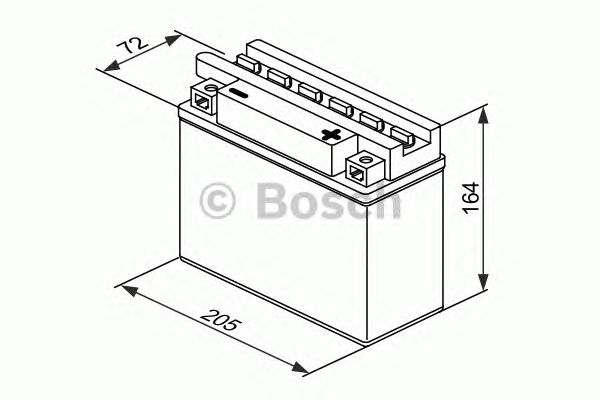 Стартерная аккумуляторная батарея BOSCH 0 092 M4F 400 M4 Fresh Pack - Фото 1