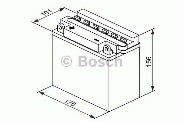 Стартерная аккумуляторная батарея BOSCH 0 092 M4F 440 M4 Fresh Pack - Фото 1