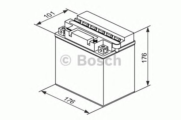 Стартерная аккумуляторная батарея BOSCH 0 092 M4F 460 M4 Fresh Pack - Фото 1