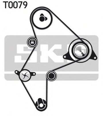 Комплект ремня ГРМ SKF VKMA 96219 - Фото 1