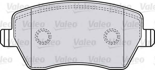 Тормозные колодки VALEO 598641 - Фото 1