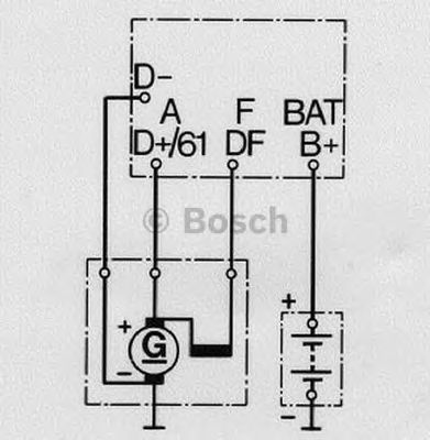 Регулятор генератора BOSCH 0 190 215 027 - Фото 1
