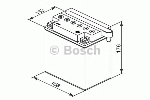Стартерная аккумуляторная батарея BOSCH 0 092 M4F 600 M4 Fresh Pack - Фото 1