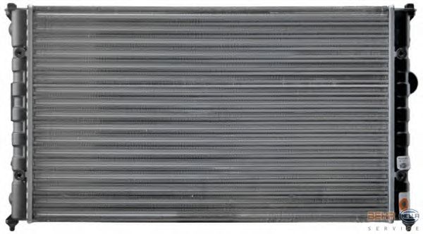 Радіатор, охолодження двигуна HELLA 8MK 376 713-721 - Фото 4