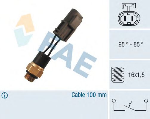 Датчик включения вентилятора FAE 37550 - Фото 1