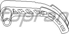 Планка успокоителя цепи TOPRAN 407 908