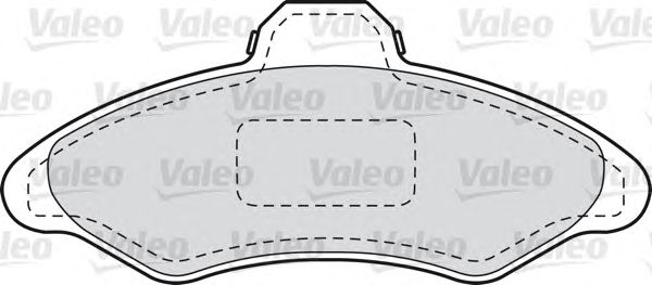 Тормозные колодки VALEO 598172 - Фото 1