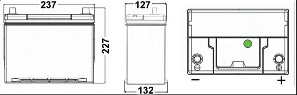 Стартерная аккумуляторная батарея EXIDE EA456 PREMIUM *** - Фото 1