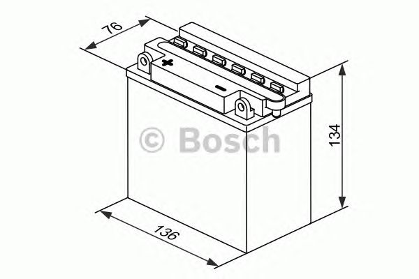 Стартерная аккумуляторная батарея BOSCH 0 092 M4F 250 M4 Fresh Pack - Фото 2