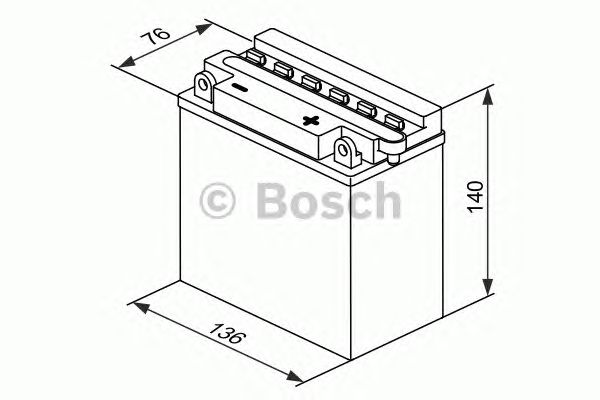 Стартерная аккумуляторная батарея BOSCH 0 092 M4F 260 M4 Fresh Pack - Фото 1