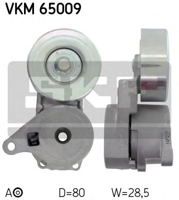 Натяжной ролик поликлинового ремня SKF VKM 65009