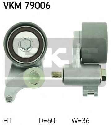 Натяжной ролик ремня ГРМ SKF VKM 79006