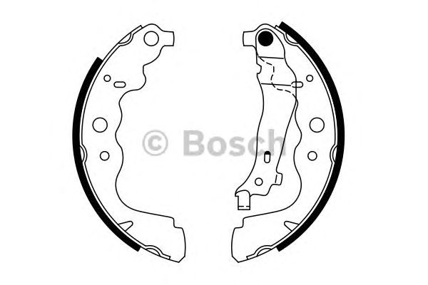Тормозные колодки BOSCH 0 986 487 754 - Фото 1
