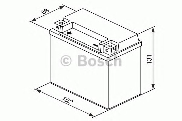 Стартерная аккумуляторная батарея BOSCH 0 092 M60 140 M6 - Фото 2