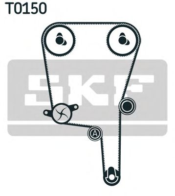 Комплект ремня ГРМ SKF VKMA 01114 - Фото 1