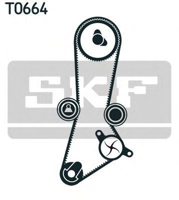 Помпа + комплект ГРМ SKF VKMC 95660-2