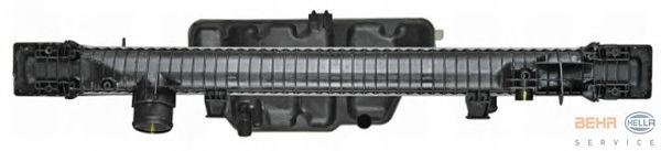 Радіатор, охолодження двигуна HELLA 8MK 376 756-021 - Фото 3