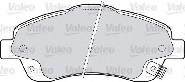 Тормозные колодки VALEO 598665 - Фото 1