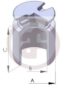 Поршень тормозного суппорта AUTOFREN SEINSA D02554