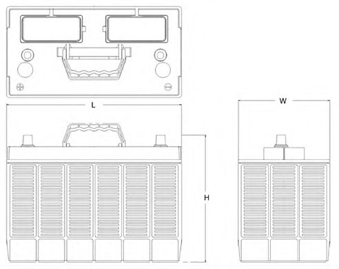 Стартерная аккумуляторная батарея EXIDE EG110B - Фото 1