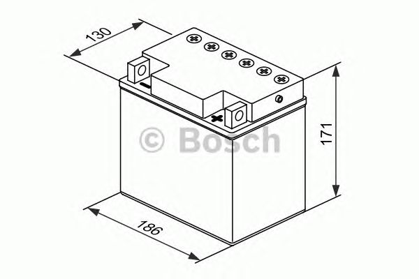 Стартерная аккумуляторная батарея BOSCH 0 092 M4F 520 M4 Fresh Pack - Фото 1