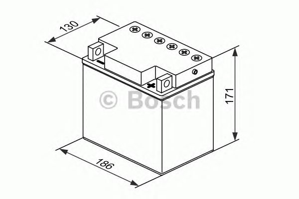 Стартерная аккумуляторная батарея BOSCH 0 092 M4F 540 M4 Fresh Pack - Фото 2