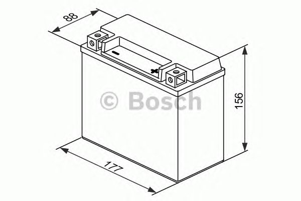Стартерная аккумуляторная батарея BOSCH 0 092 M60 230 M6 - Фото 2