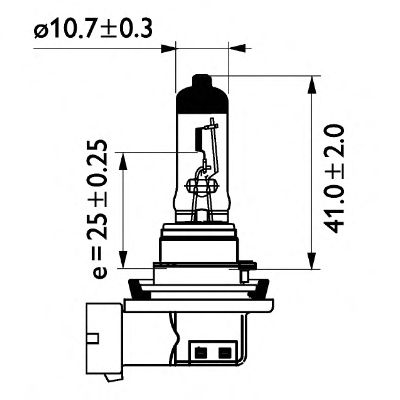 Лампа розжарювання PHILIPS 24362MDC1 (покажчик повороту, сигнал гальмування, освітлення номерного знака, задня протитуманна фара, фара заднього ходу, внутрішнє освітлення, ліхтар встановлений у двері, освітлення багажника, подкапотная лампа, стоянкові вог - Фото 2