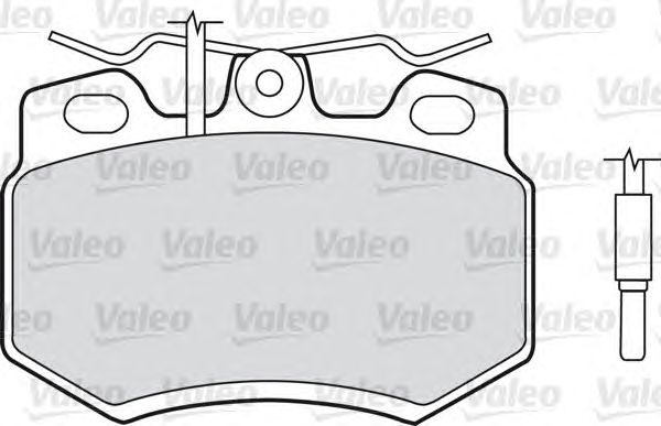 Тормозные колодки VALEO 598176 - Фото 1