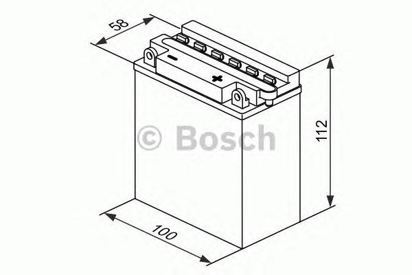 Стартерная аккумуляторная батарея BOSCH 0 092 M4F 160 M4 Fresh Pack - Фото 1