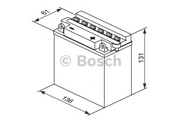 Стартерная аккумуляторная батарея BOSCH 0 092 M4F 190 M4 Fresh Pack - Фото 1