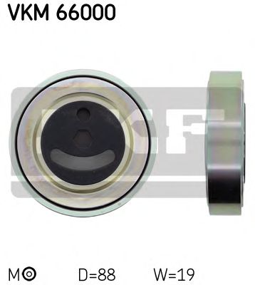 Натяжной ролик поликлинового ремня SKF VKM 66000