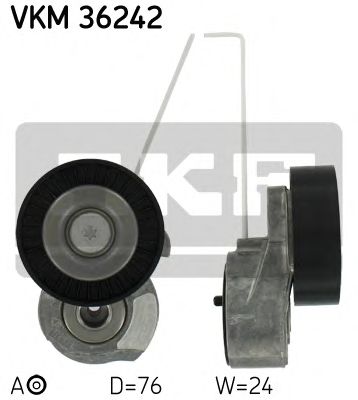 Натяжной ролик поликлинового ремня SKF VKM 36242