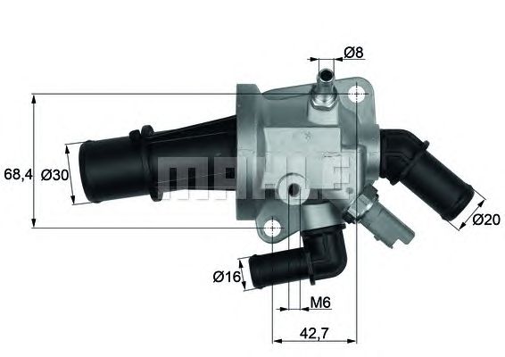 Термостат MAHLE ORIGINAL TI 153 88 - Фото 1