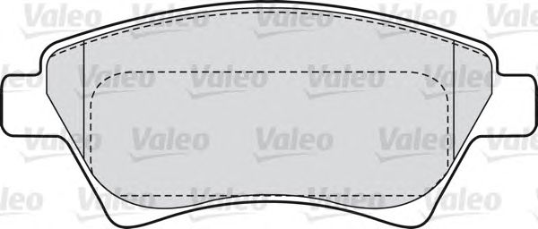 Тормозные колодки VALEO 598558 - Фото 1