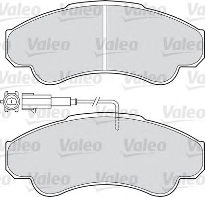 Тормозные колодки VALEO 598569 - Фото 1
