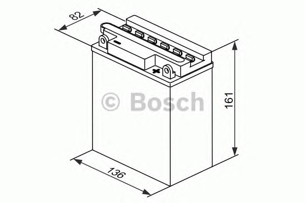 Стартерная аккумуляторная батарея BOSCH 0 092 M4F 320 M4 Fresh Pack - Фото 1